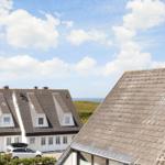 Attic with dormer windows and sea view.