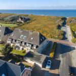 House with roof terraces and sea view