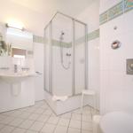 Badezimmer der Ferienwohnung Seehof201 mit Dusche