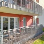 Überdachte Terrasse mit Sitzgelegenheit