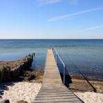 Steg am Strand