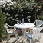 Ihr Sitz im Garten