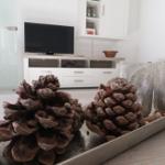 Wohnzimmer mit Fernseher