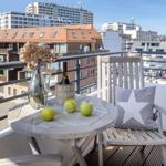 Westbalkon in der 5 Etage