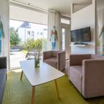 Wohnzimmer im Haus Lotsenstieg 2, Kajüte 1 in Karlshagen auf Usedom