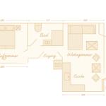 Grundriss Apartment Neptun...