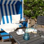 Terrasse samt Strandkorb (saisonbedingt)