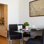 Essbereich im Wohnzimmer