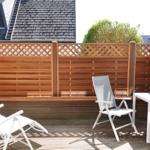 sonnige Terrasse