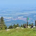 Aussicht vom Brocken nach Wernigerode. Auch das Haus ist da mit drauf! :-)