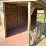 Carport für Fahrräder