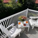 Balkon mit Blick zum Garten...