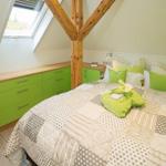 kleines Schlafzimmer Dachgeschoss