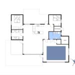Functional floor plan with kitchen, bedrooms, sauna, and Skur/Schuppen.