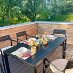 Der 2. Balkon mit Außen-Essplatz