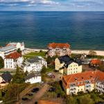 Residenz Ostseestrand und Parkplatz