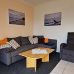 Schlafcouch und Sessel