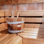 Aufgusseimer in der Sauna