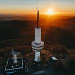 Sonnenuntergang nach Bad Lauterberg vom Ravensberg