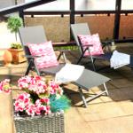 ☀️sommerlich ☀️ möblierte Terrasse