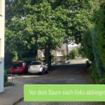 Sie fahren auf das Grundstück - halten sich vor dem Kastanienbaum links - vor der Haustür steht links eine Bank
Sie haben Ihr Ziel erreicht
