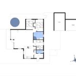 Dieses Haus hat drei Schlafzimmer, eine Küche, ein Bad und einen privaten Garage.