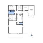 Floor plan shows layout with bedrooms, kitchen, bathroom, activity room, and storage.