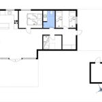 Wohnung mit Küche, Schlafzimmer, Bad und Terrasse