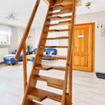 Treppe zum Kinderschlafzimmer im Dachgeschoß...