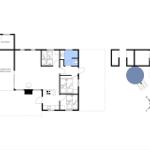 Die Wohnung hat drei Schlafzimmer, eine Küche, Bad und überdachte Terrasse.