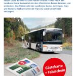 Einsteigen, zurücklehnen, losfahren - und den Harz auf entspannte, umweltfreundliche Art entdecken