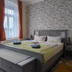 Bedroom with a double bed