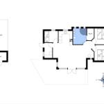 Wohnung mit Sauna, Küche und drei Schlafzimmern inklusive Carport und Skur.