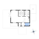 Wohnung mit drei Schlafzimmern, Küche und Bad. Privater Bereich vorhanden.