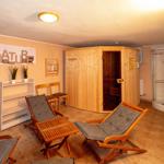 Sauna mit Dusche