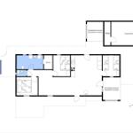 Wohnung mit Sauna, drei Schlafzimmern und zwei überdachten Terrassen sowie Carport.