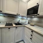 Modern Kitchen with White Cabinets