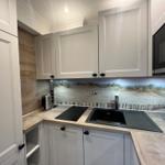 Modern Kitchen with Gray Cabinets