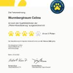 Ferienwohnung Wurmbergtraum Celina mit 4 von 5 Pfoten-Klassifizierung.