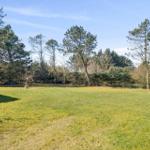 Large green garden with trees and shrubs. Ideal for relaxation and leisure activities.