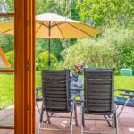 Blick auf die Terrasse