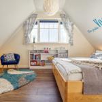 Blick ins Schlafzimmer
