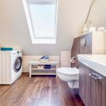Blick ins Badezimmer