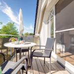möblierter Südbalkon