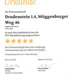 Holiday accommodation Drudenstein 1.4 with DTV quality certificate and exclusive comfort until 2029.