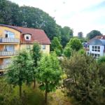Idyllische Nachbarschaft und dichte Baumkronen rund um das Urlaubsdomizil