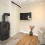 Kaminofen und TV und HWR Schrank