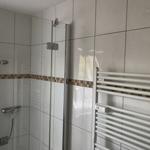 Badezimmer mit Dusche und Heizung