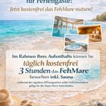 Beach vacation with free access to pool and sauna at FehMare.