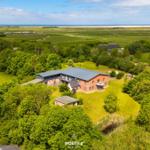 Haus mit Garten und Blick auf die Nordsee